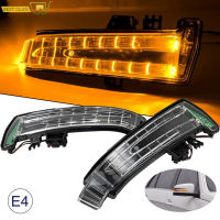 รถปีกด้านข้างกระจกเลี้ยวแสงสำหรับ -Benz W221 W212 W204 W176 W246 C204 C117 X117 LED แสดงสถานะไฟกระพริบโคมไฟ