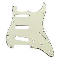 Donlis แผ่น Pickguard กีตาร์ไฟฟ้าสีเขียวมิ้นท์หนา62ชั้นสำหรับเปลี่ยนแผ่นข่วนกีตาร์ Strat