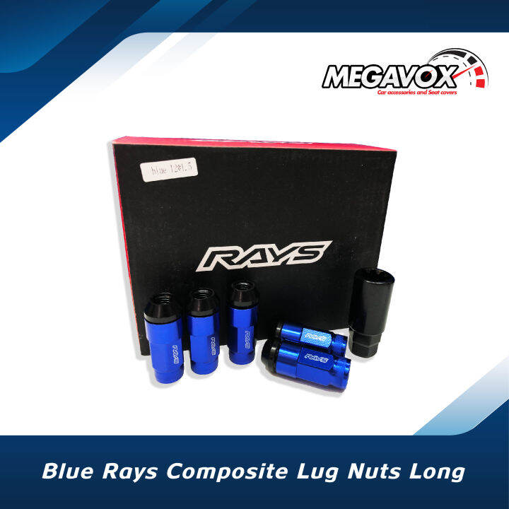 Rays Composite Long 1.5mm Lug Nuts Blue Lazada PH