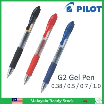 Pilot G2 Gel Ink Pen 0.38mm 0.5mm 0.7mm 1.0mm Retractable Home