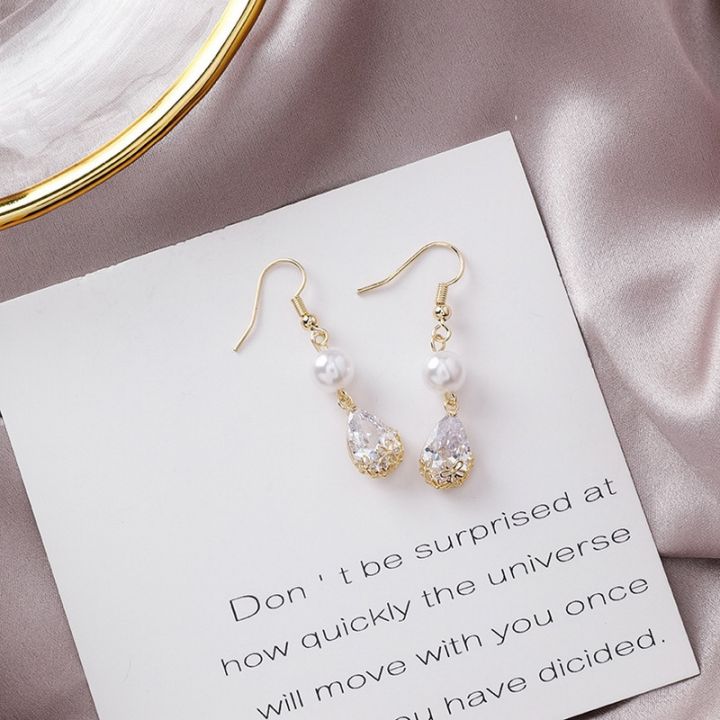 new-trendy-cute-ice-cream-drop-earrings-for-women-girl-small-imitation-pearl-earrings-korean-fashion-jewelry-birthday-party-gift