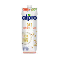 [ส่งฟรี!!!] อัลโปร ข้าวโอ๊ต ยูเอชที รสจืด 1000 มล.Alpro Oat Unsweetened UHT Milk 1000 ml