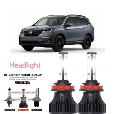 ไฟหน้ารถยนต์ LED 40w 6000k สีขาว สําหรับ Honda Pilot 2003-2005 2PCS