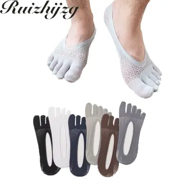 4 pair Toe socks No Show Five Finger Socks Cotton Athletic Running