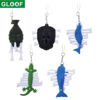 1Set Golf tack Set Tough Golf Tee Set Lightweight TPE Silicone Gecko Shape Golf Tee Holder Set for Golf Sport