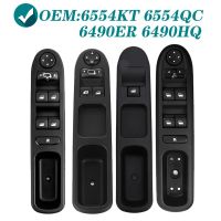 For Citroen C3 C4 Peugeot 207 307 407 2000-2014 6554.KT 6554.QC 6554.ER 6490.HQ Electric Power Window Control Switch