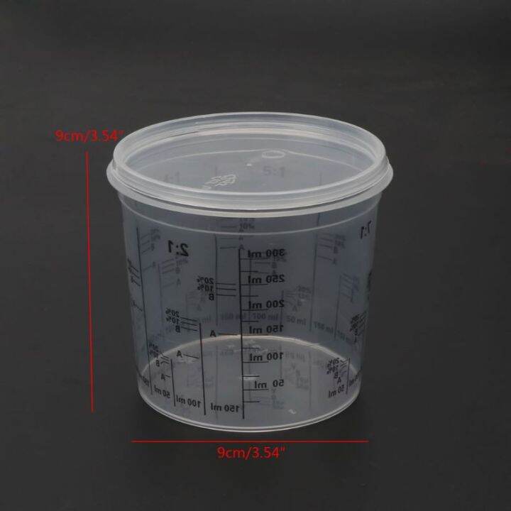 calibrated-mixing-ratios-disposable-clear-graduated-plastic-mixing-cups-for-paint-uv-resin-epoxy-400ml-measuring-ratios