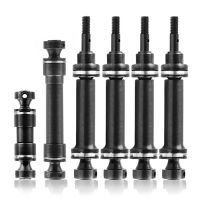 6Pcs Hardened Steel Front Rear Center Drive Shaft Parts Accessories for 1/16 Traxxas E-Revo EREVO SUMMIT SLASH 4WD RC Car Upgrade Parts