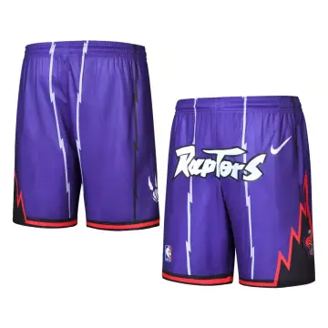 MITCHELL & NESS x JUST DON NBA TORONTO RAPTORS SHORTS PURPLE