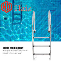 Swimming Pool Ladder 3Step Pedal NonSlip 304 Stainless Steel Anti Corrosion Equipment