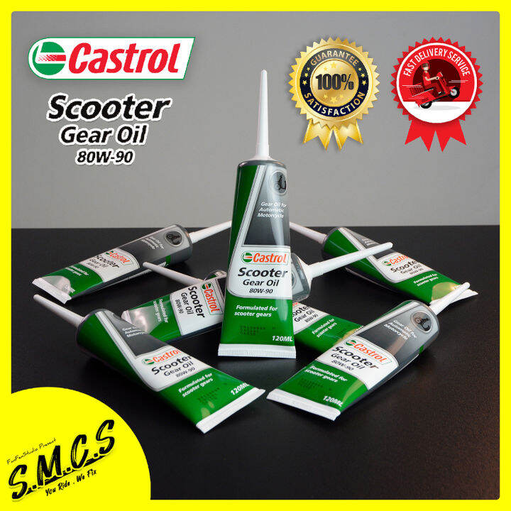 Castrol 80W90 Scooter Gear Oil [100％ Original] 120ML Minyak Gear Skuter