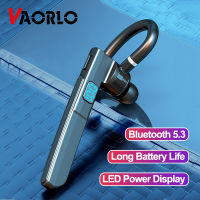 VAORLO X6กีฬาแฮนด์ฟรีหูฟังไร้สายบลูทูธ270 ° หมุนหูตะขอหูฟังเสียงยกเลิกธุรกิจชุดหูฟังพร้อมไมโครโฟนหูเดียวกันน้ำไดร์เวอร์หูฟัง