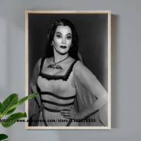 โปสเตอร์ Lily Munster ขนาดใหญ่24X36-ภาพพิมพ์ผ้าใบ Wall Art สำหรับตกแต่งบ้านและห้องนอน