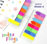 [♥สินค้าพร้อมส่ง♥]พลาสติกคั่นเอกสาร Double A Film Index Flags ขนาด 42x45x12 มม. 200 แผ่น/แพ็ค