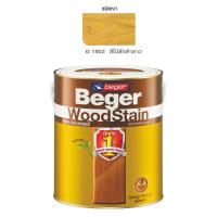 Beger WoodStainสีย้อมไม้เบเยอร์ G-1902 ใหญ่ สีไม้สักห้าดาว กระป๋องใหญ่ ( ปริมาณ 3.785 ลิตร )