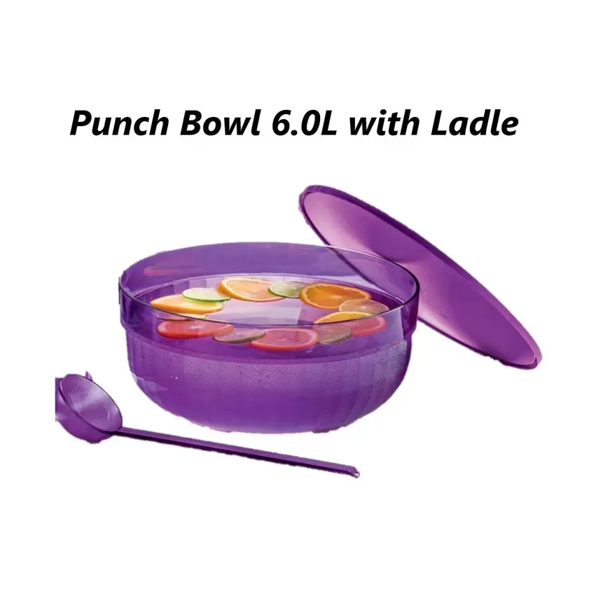  Tupperware 6 1/4 Cup Modular Bowl Salad Set Purple