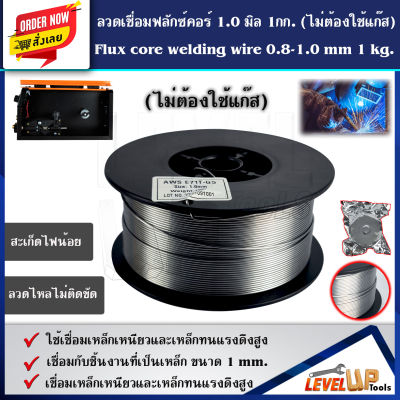 ลวดเชื่อมฟลักซ์คอร์ 1.0 มิล 1กก.(ไม่ต้องใช้แก๊ส)