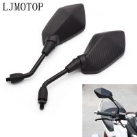 For Yamaha TRX850 FZR400 BT1100 XJR400 MT 07 09 FZ 07 09 Universal 10mm Motorcycle Rearview Mirrors Scooter Moto Side Mirrors