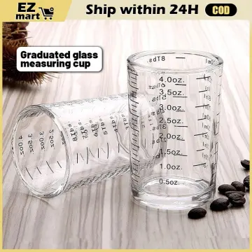 1Pc 50/100 ML Glass Measuring Cup With Scale Shot Glass Liquid