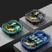 New Medicine Box Portable Divided Pill Box Sealed Moisture-proof Mini Pill Box Seven Days Outdoor Medicines Case Box Storage Box Medicine  First Aid S