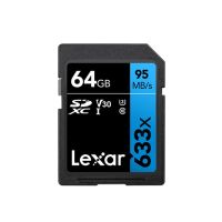 Lexar SD-633X การ์ด SD การ์ดหน่วยความจำกล้อง SLR ความเร็วสูงความจุ: 64GB