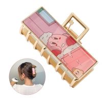 【YF】 Anime Games Kirby Hair Clips for Women Cosplay Metal Grasp Clip Crab Cross Hairpin Hairs Accessories Fans Gifts