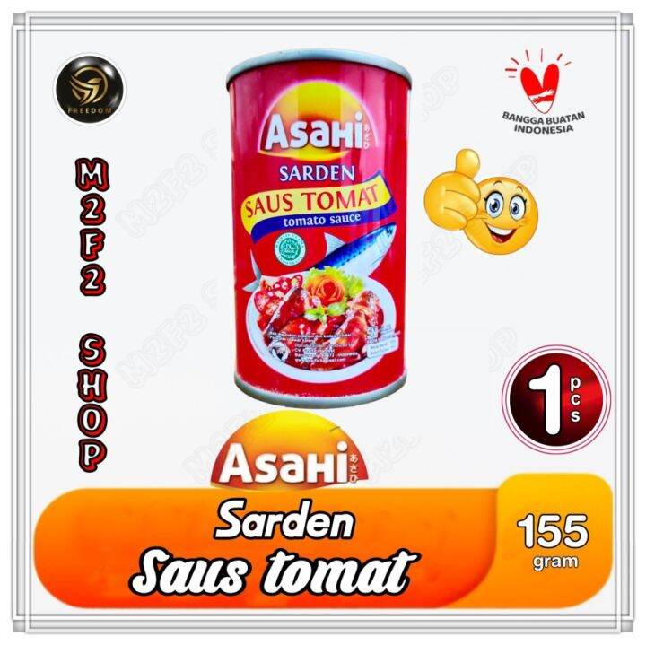 Ikan Sarden ASAHI Sardines Dalam Saus Tomat - 155 gr (Kemasan Satuan ...