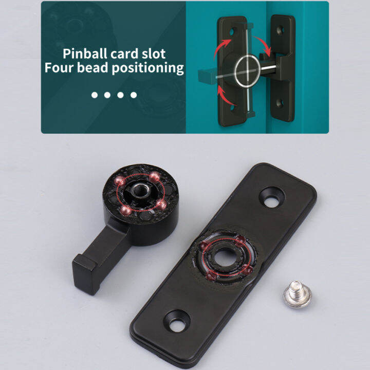 Luminous Keyless Twist Locks Zinc Alloy AntiTheft Door Locks Bathroom Rotate Bolt Lock Indoor