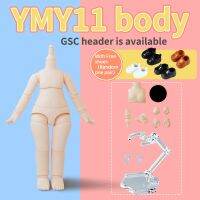 ✎Ymy ตุ๊กตา Ob11ขนาดปกติพร้อมรองเท้าสำหรับ Head1 Gsc/12BjdObitsu 11ของเล่นอุปกรณ์ทดแทน Repories Joint