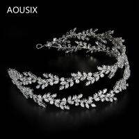 【hot】▥☢  Headbands layer Leaves Color Headband Bridal Wedding Dressing Accessory Jewelry