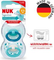 จุกหลอกNUK Signature Baby Dummy 0-6 months