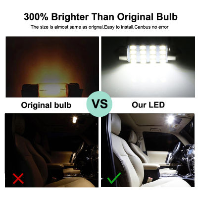รถ LED ภายในหลอดไฟชุดสำหรับ Nissan Xterra 2000-2010 2011 2012 2013 2014 2015รถอ่าน Trunk โคมไฟในร่ม Canbus