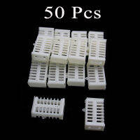 50PCS Beekeeping เครื่องมืออุปกรณ์ Bee Farm Rearing Cage ดึงประเภท Imprason บทนำ Virgin Queen Cap กล่อง Multifunctional