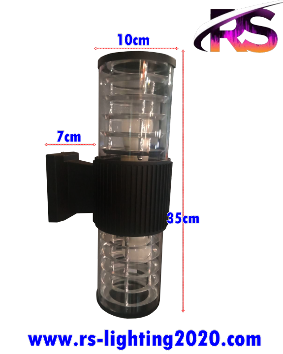 โคมไฟกิ่งผนังภายนอกอาคาร-ติดกำแพนอกบ้าน-rs-7452d-ไม่รวมหลอดไฟ