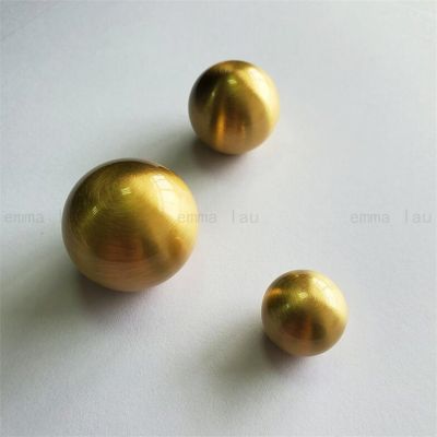 ∈☬ Nordic Round Ball Handle Solid Brass Furniture Knob and Handle Drawer Cabinet Door Knobs Cupboard Single Hole Pulls Handles