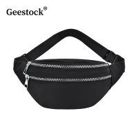 Geestock กระเป๋าคาดไหล่กระเป๋าคาดเอวไนลอนผู้หญิง,กระเป๋าคาดอกลำลองกระเป๋าเข็มขัดผู้ชายถุงฮิพเดินทางกีฬา