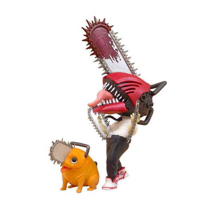 อะนิเมะตัวละครเลื่อยไฟฟ้า-พีวีซีกระทำตุ๊กตารุ่น-chainsaw-ของเล่นตกแต่งของขวัญ