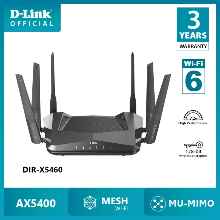 DLink DIRX5460 AX5400 Mesh WiFi 6 Router Lazada Indonesia