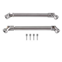 Stainless Steel Drive Shaft for 1/10 RC Crawler Traxxas TRX4 Axial SCX10 RBX10 RR10 Wraith Capra RC4WD Redcat 138-213mm