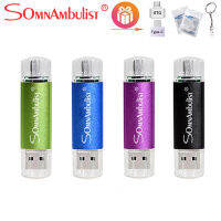 Somnambulist Mini/Computer 2-in-1 Flash Drive USB 2.0 128GB 64GB 32GB Pen Drive 16GB 8GB 4GB Portable USB Flash Drive