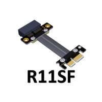 Riser Card PCI Express PCIe 3.0 x1 Graphics Card Ribbon Cable Extension 180 Flat High Speed PCI-E 1x to 1x R11SF Extender