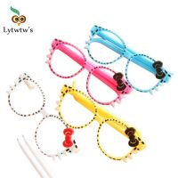 【hot】♙  1 Piece Lytwtws Ballpoint School Office Supply Kawaii Stationery Freebie Glasses Bow