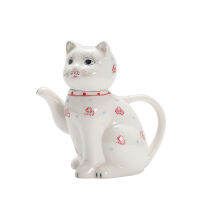 Ceramics Teapot WaterWare Cat Kettle Porcelain FlagonPot Drink Juice Bottle Bone China Jug Drinkware Household Kitchen Supplies