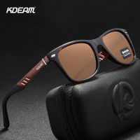 KDEAM Photochromic and Polarized Sunglasses Men Navigational Aluminum Magnesium Frame Mens Glasses UV400 Night Vision Goggles