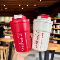 【CW】400ml Double Wall Coffee Cup Stainless Steel Vaccum Flasks Portable Car Thermos Mug Travel Water Juice Tea Tumbler Drinkware