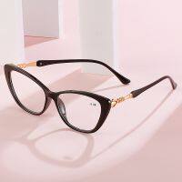 New Trend Cat Eye Reading Glasses Women Anti Blue Light Magnification Eyewear Presbyopic Glasses Computer Lunettes Lecture Femme