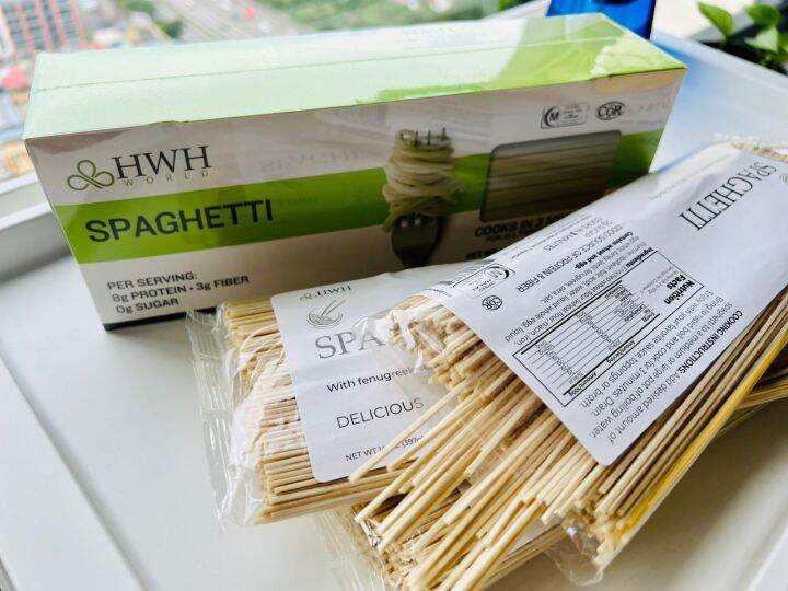 HWH Low GI Spaghetti (Zero Sugar and Cholesterol) Plain Healthy Noodles