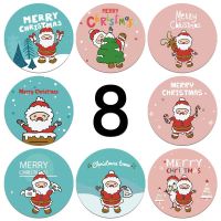 500pcs/roll Merry Christmas Day Gift StickersTheme Seal Labels Stickers Multi-Function Gift Packaging Adhesive Gift Decor Stickers Labels