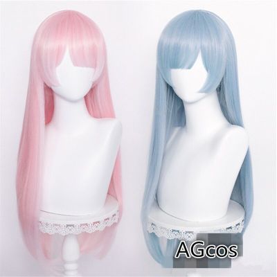 Re:Life In A Different World From Zero Ram And Rem Cosplay Wig Woman Christmas Cos Long Hair Wigs