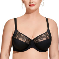 Womens Sexy Floral Lace Bra Non Padded Underwire Support Plus Size